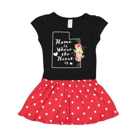 Inktastic Utah Home is Where The Heart is with Watercolor Floral Gift Toddler Girl Dress
Inktastic Utah Home is Where The Heart is with Watercolor Floral Gift Toddler Girl Dress