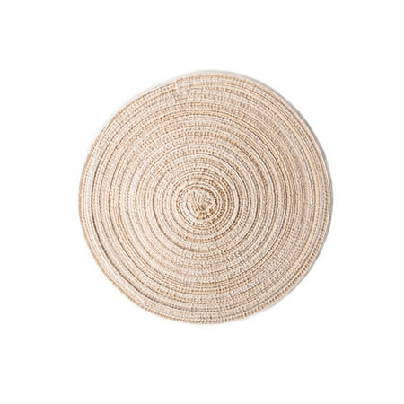 Farfi Place Mat Round Shape Heat Insulation Cotton Kitchen Place Mat for Home (Beige Round 18cm)
Farfi Place Mat Round Shape Heat Insulation Cotton Kitchen Place Mat for Home (Beige Round 18cm)