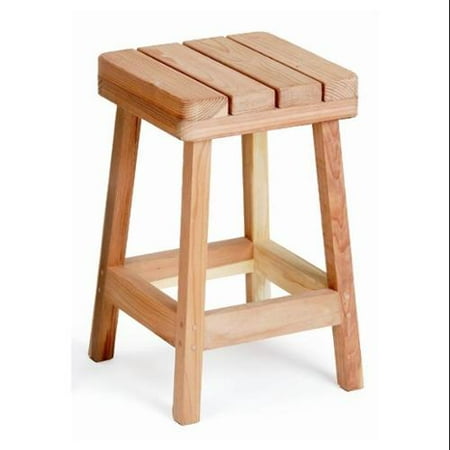 Wooden Square Counter Stool Mahogany Walmart