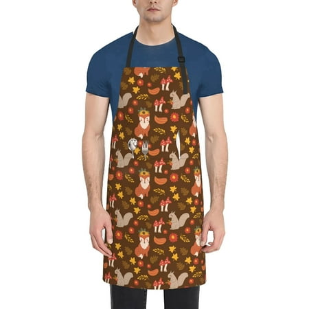 Pofeuu Autumn Thanksgiving Print Waterproof Apron with Pockets Adjustable Cooking Aprons Kitchen Bib for Baking Household Cleaning
Pofeuu Autumn Thanksgiving Print Waterproof Apron with Pockets Adjustable Cooking Aprons Kitchen Bib for Baking Household Cleaning