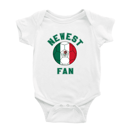 Newest Mexico National Soccer Team Fan Cute Baby Clothes Unisex (White 12-18 Months)
Newest Mexico National Soccer Team Fan Cute Baby Clothes Unisex (White 12-18 Months)