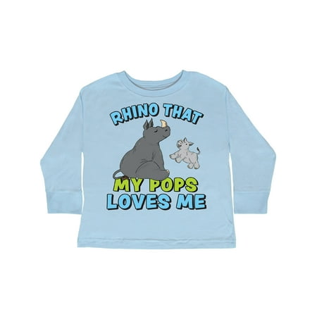 Inktastic Rhino That My Pops Loves Me with Cute Rhinos Gift Toddler Boy or Toddler Girl Long Sleeve T-Shirt
Inktastic Rhino That My Pops Loves Me with Cute Rhinos Gift Toddler Boy or Toddler Girl Long Sleeve T-Shirt