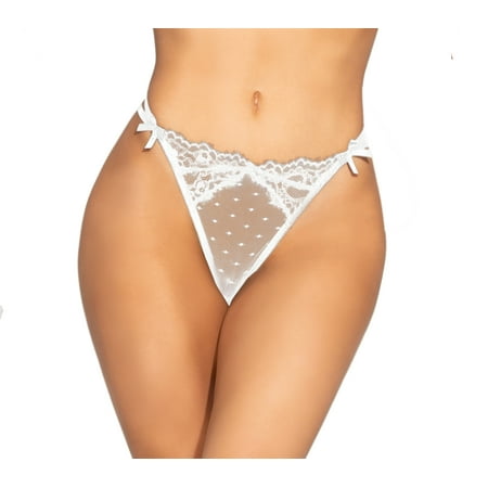 Lacy Line Sexy Eyelash Lace And Dot Mesh G-String Panties
Lacy Line Sexy Eyelash Lace And Dot Mesh G-String Panties