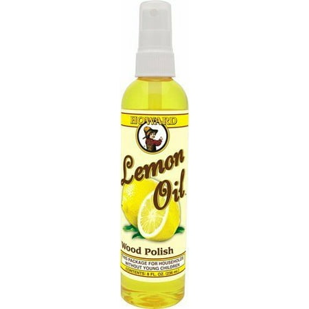 Howard LM0008 Lemon Oil Wood Polish, 8-Ounce, New, Free Shipping