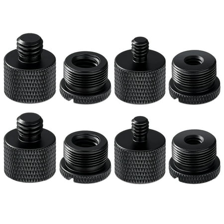 8Pcs Mic Stand Thread Adapter Set 5/8 Female to 3/8 Male and 3/8 Female to 5/8 Male Screw Adapter Thread
8Pcs Mic Stand Thread Adapter Set 5/8 Female to 3/8 Male and 3/8 Female to 5/8 Male Screw Adapter Thread