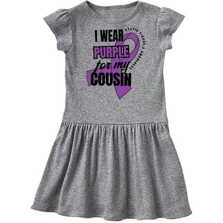 Inktastic I Wear Purple For My Cousin Cystic Fibrosis Awareness Gift Toddler Girl Dress
Inktastic I Wear Purple For My Cousin Cystic Fibrosis Awareness Gift Toddler Girl Dress