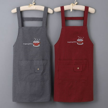Jiaroswwei Cooking Apron Lightweight Portable Comfortable Oil-proof Apron Cooking Overalls for Home