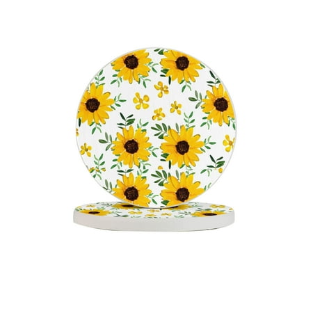 Circular Drink Coasters Set Sunflower Beautiful Home Decor Diatomite Heat-Resistant Diatomite Protect Table Countertop
Circular Drink Coasters Set Sunflower Beautiful Home Decor Diatomite Heat-Resistant Diatomite Protect Table Countertop