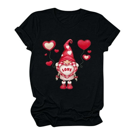 Corset Tops for Women Women s Short Sleeve Printed Casual Top Pullover T-shirt Round-Neck Lucky T-Shirt Black M
Corset Tops for Women Women s Short Sleeve Printed Casual Top Pullover T-shirt Round-Neck Lucky T-Shirt Black M