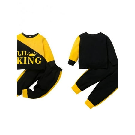 Baozhu Baby Clothes Toddler Boy Clothes Boys Splicing Colors Sweatshirt Top + Pants Outfit Set
Baozhu Baby Clothes Toddler Boy Clothes Boys Splicing Colors Sweatshirt Top + Pants Outfit Set