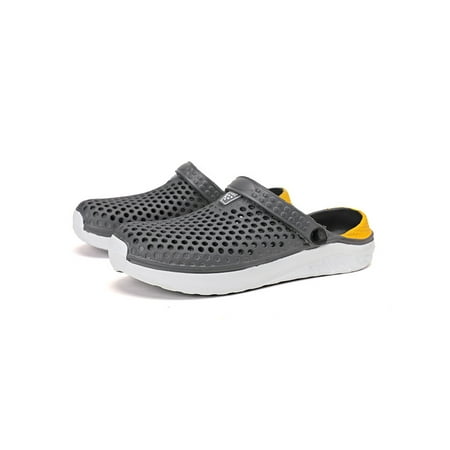 Lumento Unisex Garden Shoes Slip On Clogs Summer Beach Sandals Adjustable Strap Water Shoe Indoor&Outdoor Fashion Closed Toe Gray 10
Lumento Unisex Garden Shoes Slip On Clogs Summer Beach Sandals Adjustable Strap Water Shoe Indoor&Outdoor Fashion Closed Toe Gray 10
