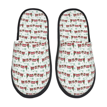 Yiaed Christmas Train Print Unisex House Slippers Slip on Warm Shoes Indoor Outdoor with Anti-slip sole-Medium
Yiaed Christmas Train Print Unisex House Slippers Slip on Warm Shoes Indoor Outdoor with Anti-slip sole-Medium