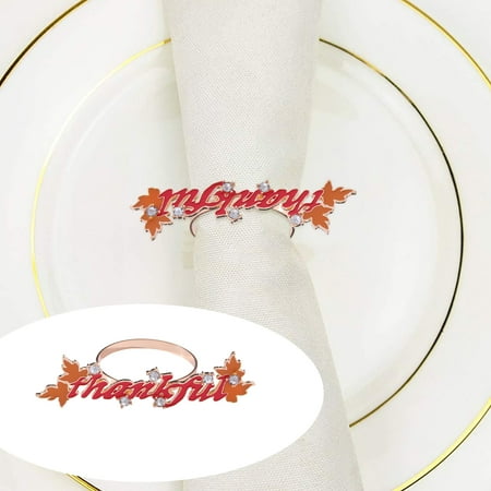 Huilaibazo Creative English Letter Napkin Ring Thanksgiving Napkin Buckle Restaurant Simple Lovers Western Restaurant Napkin Ring
Huilaibazo Creative English Letter Napkin Ring Thanksgiving Napkin Buckle Restaurant Simple Lovers Western Restaurant Napkin Ring