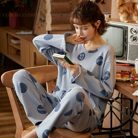 QWZNDZGR Autumn Sleep Lounge Pajama Long Sleeved Top Polka Dots Women Pajama Sets Cartoon Pyjamas Cotton Sleepwear Women M L XL XXL XXXL
QWZNDZGR Autumn Sleep Lounge Pajama Long Sleeved Top Polka Dots Women Pajama Sets Cartoon Pyjamas Cotton Sleepwear Women M L XL XXL XXXL