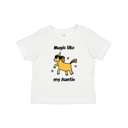 Inktastic Unicorn Magic Like Auntie Gift Toddler Boy or Toddler Girl T-Shirt
