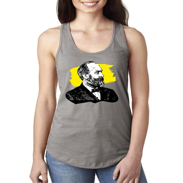 James Garfield American President Women's Racerback Tank Top