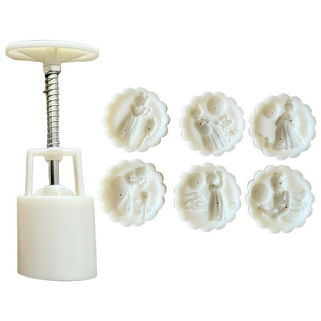 50g Plastic Material Mooncake Mold Fairy Shaped Stamps Moon Cakes Moulds for Mid-Autumn Festival DIY Baking Mooncake Use
50g Plastic Material Mooncake Mold Fairy Shaped Stamps Moon Cakes Moulds for Mid-Autumn Festival DIY Baking Mooncake Use
