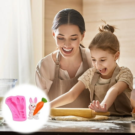 Easter Bunny DIY Chocolate Cake Baking Tool Silicone Molds