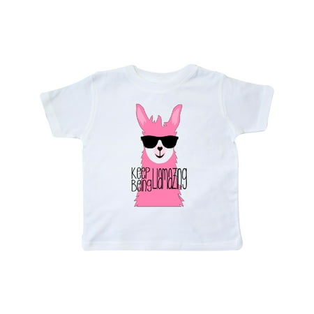 Inktastic Keep Being Llamazing Pink Llama in Sunglasses Gift Toddler Boy or Toddler Girl T-Shirt
Inktastic Keep Being Llamazing Pink Llama in Sunglasses Gift Toddler Boy or Toddler Girl T-Shirt