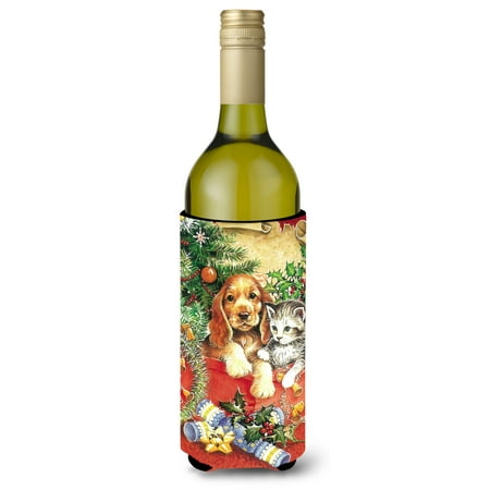 Carolines Treasures APH7551LITERK Christmas Puppy and Kitten Wine Bottle Beverage Insulator Hugger Wine Bottle
Carolines Treasures APH7551LITERK Christmas Puppy and Kitten Wine Bottle Beverage Insulator Hugger Wine Bottle