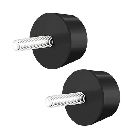 1.5 x 0.79 Rubber Conical Vibration Absorption Mount w M8x30mm Studs 2pcs