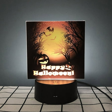 Party Decorations Night Light Usb Pumpkin Panel With A Base Bedside Lamp Unique Decorative Led Light
Party Decorations Night Light Usb Pumpkin Panel With A Base Bedside Lamp Unique Decorative Led Light