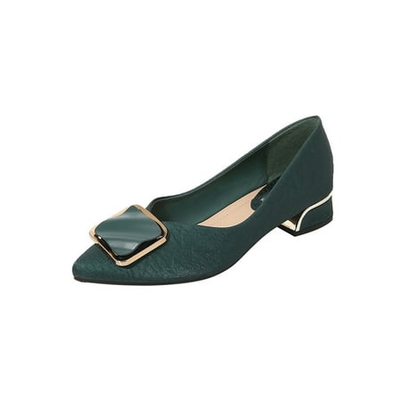 Lacyhop Ladies Pumps Chunky Dress Shoes Pointed Toe Heels Work Fashion Lightweight Slip On Green 4.5
Lacyhop Ladies Pumps Chunky Dress Shoes Pointed Toe Heels Work Fashion Lightweight Slip On Green 4.5