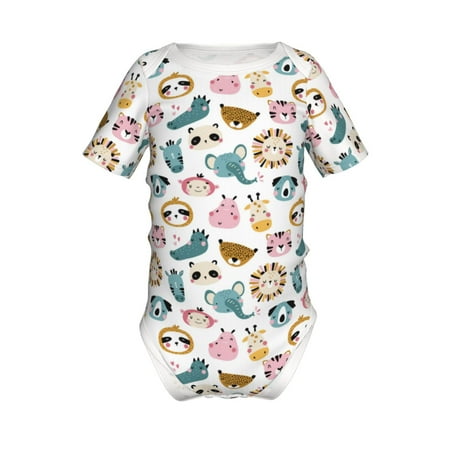 Gaeub Cartoon Animals Print Infant Climbing Onesie Toddler Outfit Newborn Baby Bodysuit Baby Boy Girl Clothes -2 Years
Gaeub Cartoon Animals Print Infant Climbing Onesie Toddler Outfit Newborn Baby Bodysuit Baby Boy Girl Clothes -2 Years