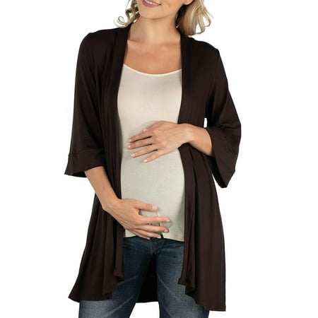 24seven Comfort Apparel Open Front Elbow Length Sleeve Maternity Cardigan M011309 Made in USA
24seven Comfort Apparel Open Front Elbow Length Sleeve Maternity Cardigan M011309 Made in USA