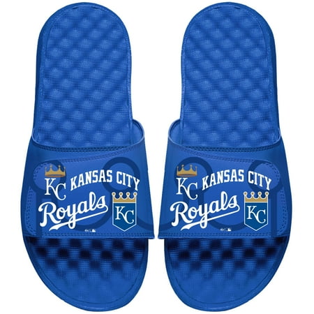 Men s ISlide Royal Kansas City Royals Collage Slide Sandals