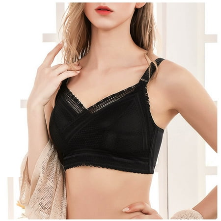 wo-fusoul Black and Friday Deals Spring Women s Plus Size Bra No UnderwirePost-Surgery Bra Sexy Lace Bra Breathable Comfortable Underwear Sleep Vest
wo-fusoul Black and Friday Deals Spring Women s Plus Size Bra No UnderwirePost-Surgery Bra Sexy Lace Bra Breathable Comfortable Underwear Sleep Vest