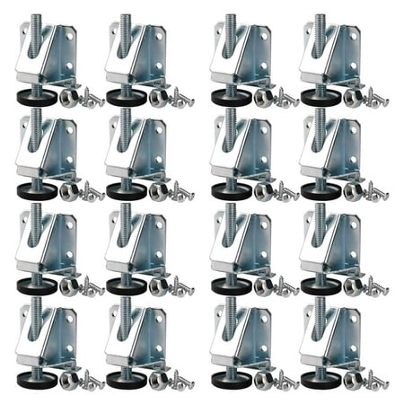 16X Leveling Feet Heavy Duty Furniture Levelers Adjustable Table Leg Leveler with Lock Nuts
16X Leveling Feet Heavy Duty Furniture Levelers Adjustable Table Leg Leveler with Lock Nuts