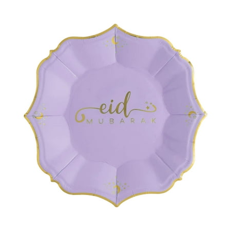 Eid Lilac Dessert Plates