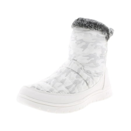 Ryka Womens Suzy Nylon Ankle Shearling Boots