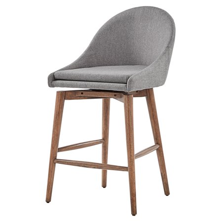 Weston Home Wynter 25.25 in. Swivel Counter Stool - Set of 2