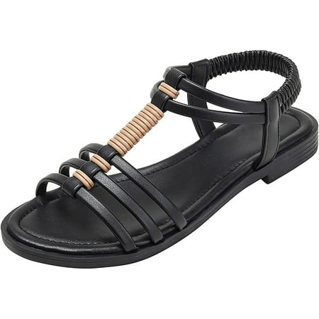Women s T-Strap Flat Sandals Dress Beach Shoes Casual Summer Open Toe Sandal
Women s T-Strap Flat Sandals Dress Beach Shoes Casual Summer Open Toe Sandal