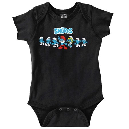 Smurfs 80s Retro Cartoon Characters Romper Boys or Girls Infant Baby Brisco Brands 12M
Smurfs 80s Retro Cartoon Characters Romper Boys or Girls Infant Baby Brisco Brands 12M