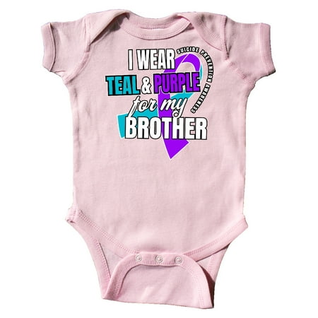 Inktastic Suicide Prevention I Wear Teal and Purple for My Brother Gift Baby Boy or Baby Girl Bodysuit
Inktastic Suicide Prevention I Wear Teal and Purple for My Brother Gift Baby Boy or Baby Girl Bodysuit