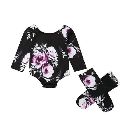 Xingqing Infant Baby Girl Floral Romper Bodysuit Jumpsuit with Leg Warmer Stockings Set 0-24M
Xingqing Infant Baby Girl Floral Romper Bodysuit Jumpsuit with Leg Warmer Stockings Set 0-24M