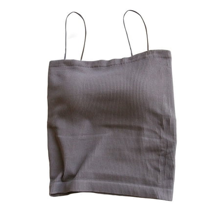 Women Summer Thin Ribbed Knit Camisole with Shelf Bra Chest Pad Solid Color Spaghetti Strap Crop Tube Top Basic Bottoming Sling Vest Underwear
Women Summer Thin Ribbed Knit Camisole with Shelf Bra Chest Pad Solid Color Spaghetti Strap Crop Tube Top Basic Bottoming Sling Vest Underwear