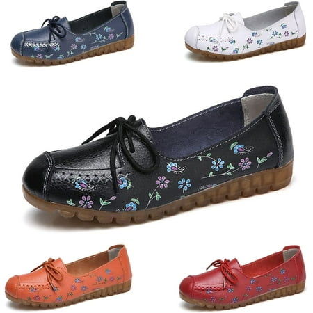 Women s Leather Floral Print Casual Flat Ankle Loafer Slip-On Non Slip Soft Sole Driving Dress Shoes
Women s Leather Floral Print Casual Flat Ankle Loafer Slip-On Non Slip Soft Sole Driving Dress Shoes