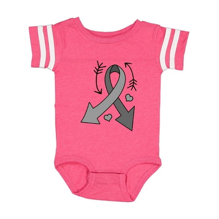 Inktastic Grey Ribbon with Arrows For Brain Cancer Awareness Gift Baby Boy or Baby Girl Bodysuit
Inktastic Grey Ribbon with Arrows For Brain Cancer Awareness Gift Baby Boy or Baby Girl Bodysuit