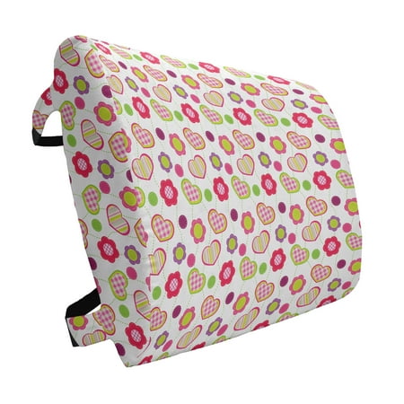Retro Lumbar Pillow Patchwork Inspired Design Colorful Patterned Flowers Hearts and Dots Retro Girlish Soft Back Cushion for Office Chairs with Adjustable Straps 14 x 13 Multicolor by Ambesonne
Retro Lumbar Pillow Patchwork Inspired Design Colorful Patterned Flowers Hearts and Dots Retro Girlish Soft Back Cushion for Office Chairs with Adjustable Straps 14 x 13 Multicolor by Ambesonne