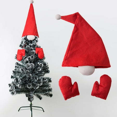 1 Set Santa Claus Hat Solid Color Handmade Fabric Xmas Nose Gloves Pendant for Party
1 Set Santa Claus Hat Solid Color Handmade Fabric Xmas Nose Gloves Pendant for Party