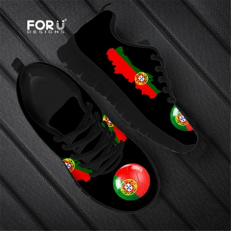 Portuguese Flag Football Black Women Cool Flats Shoes Casual Sneaker Air Mesh Comfortable Light Ladies Zapatos Mujer
Portuguese Flag Football Black Women Cool Flats Shoes Casual Sneaker Air Mesh Comfortable Light Ladies Zapatos Mujer