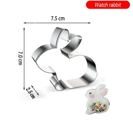 Rabbit Stainless Steel Mold Easter Egg Kitchen Chocolate Accessories 3D Cookie Cutter DIY Baking Dec
Rabbit Stainless Steel Mold Easter Egg Kitchen Chocolate Accessories 3D Cookie Cutter DIY Baking Dec
