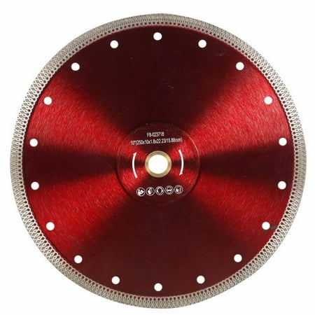Saw Blade for Cutting Porcelain tile Granite Marble Stone Ceramic 10 inch