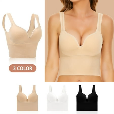 Jieowen Sports Bra for Women Open Back Sports Bras for Workout Yoga Gym Wireless Push Up Bra Top Bralette
Jieowen Sports Bra for Women Open Back Sports Bras for Workout Yoga Gym Wireless Push Up Bra Top Bralette