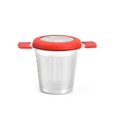 Stainless Steel Tea Infuser Filter Basket Fine Mesh Tea Strainer with Handle Lid Red
Stainless Steel Tea Infuser Filter Basket Fine Mesh Tea Strainer with Handle Lid Red