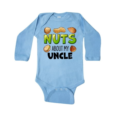 Inktastic Nuts About My Uncle Peanut Almond Pistachio Gift Baby Boy or Baby Girl Long Sleeve Bodysuit
Inktastic Nuts About My Uncle Peanut Almond Pistachio Gift Baby Boy or Baby Girl Long Sleeve Bodysuit